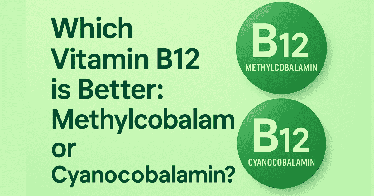 Which Vitamin B12 Is Better Methylcobalamin or Cyanocobalamin